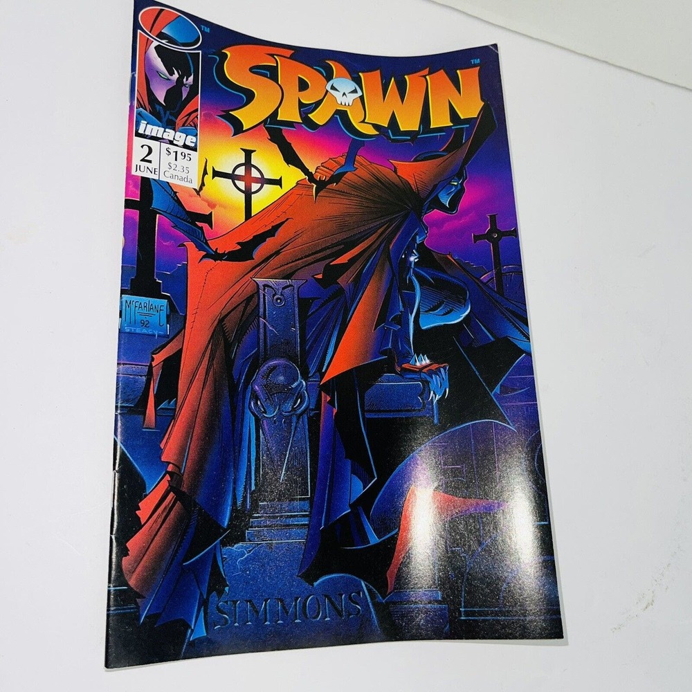 Spawn #2 1992 Image Comic Book Todd McFarlane 1st Violator Excellent Vintage